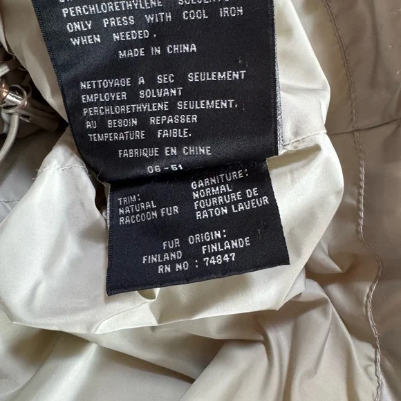 Andrew Marc Silver champaine Puffer Jacket with real Fur Hood down jacket - Picture 6 of 8